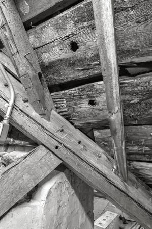 Strut to principal rafter joinery; 1804